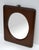 1976 Walnut Wood Belart Inc. Masterpiece Collection Hallway Wall Mirror Mid-Century Modern For Sale In Miami - Image 6 of 14