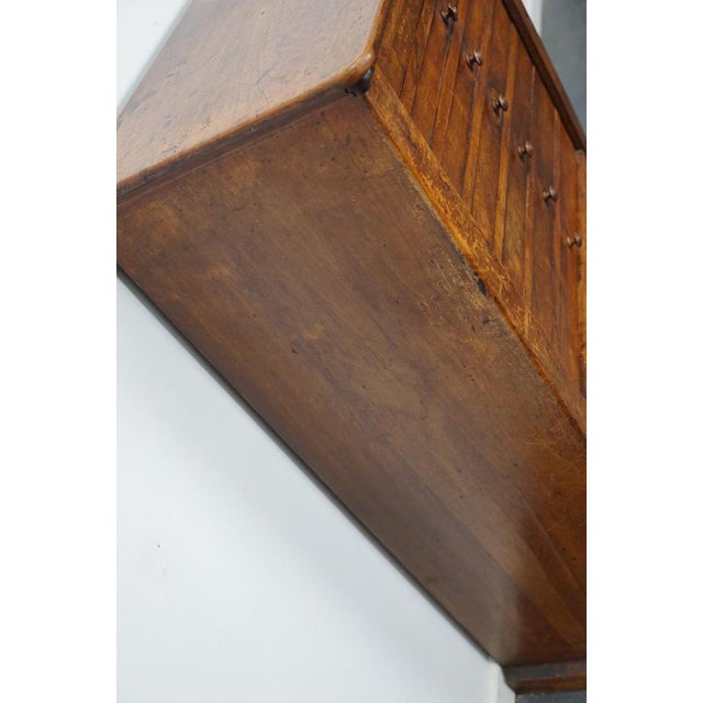 Antique French Walnut Clock Cabinet, 1920s For Sale - Image 13 of 18