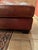 Handsome Ralph Lauren sofa in a thick and buttery cognac saddle leather. Beautifully designed with a low profile wooden...
