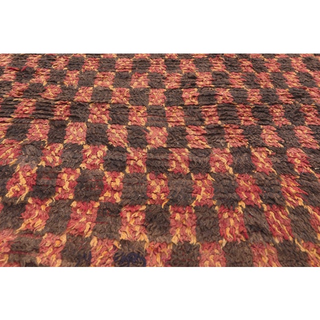 Late 20th Century Vintage Boujad Moroccan Rug, 03'07 X 09'02 For Sale - Image 5 of 10
