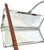 Danny Alessandro Chrome & Glass Fireplace Log Holder / Magazine Rack, Italy, 1970s For Sale - Image 13 of 13