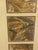 Brown 1970s Louise "Lou" Wilson Signed Batik Art Triptych, Framed Nature and Wildlife Landscape.. For Sale - Image 8 of 10
