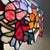 Late-20th Century Art Nouveau Tifffany-Style Stained Glass Table Lamp For Sale - Image 10 of 18