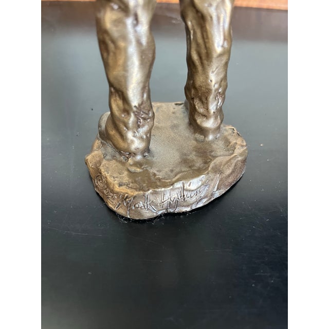 Mark Hopkins Bronze Sculpture Father and Son For Sale - Image 9 of 9
