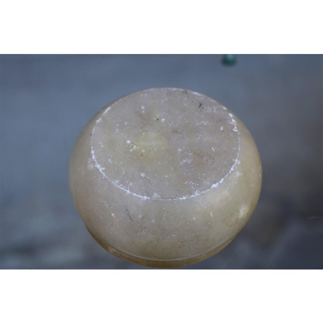 1960s Round Alabaster Jewelry Box, Italy, 1960s For Sale - Image 5 of 7