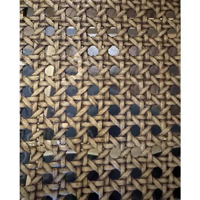 Vintage Carved Shell Crest Cane Seat Accent Armchair For Sale In Houston - Image 6 of 8