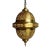 Beautiful brass small vintage pendant light. Hand cut intricate perforations which create lovely light patterns when...