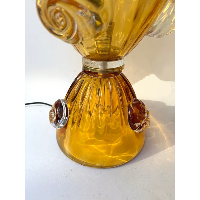 Contemporary Pair of Murano Glass Vase Macaroons Lamps, Italy For Sale - Image 10 of 12