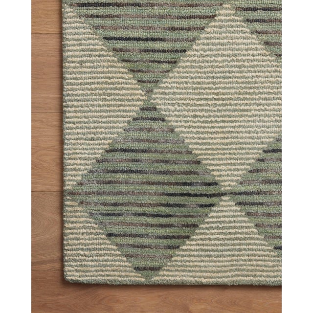 2020s Chris Loves Julia x LoloiFrancis Spa / Granite 2'-6" x 7'-6" Runner Rug For Sale - Image 5 of 8