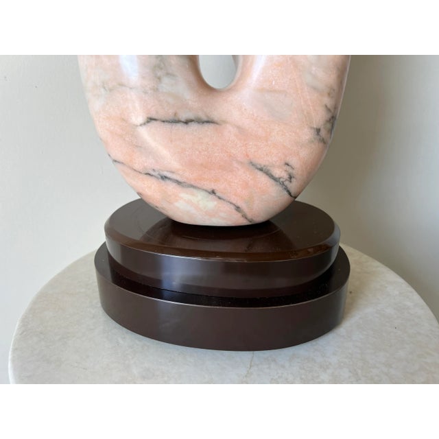 Sylvia Jaffe 1928-2011 Pink Abstract Marble Sculpture For Sale - Image 10 of 12