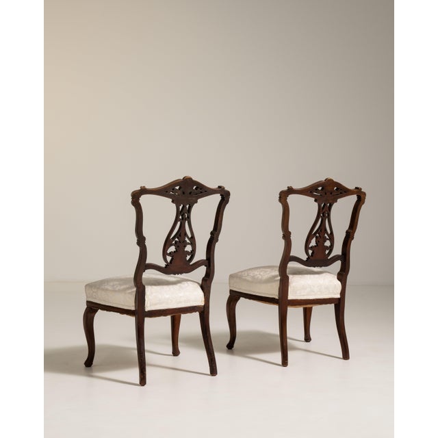 Pair of Victorian Carved Chairs with Upholstered Seats, Antique, United Kingdom, 19th Century For Sale In Greensboro - Image 6 of 15