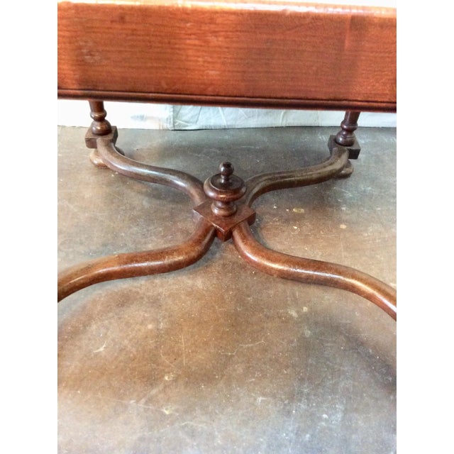 Brown Late 19th Century French Ladderback Armchair For Sale - Image 8 of 12