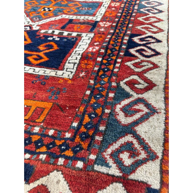 Early 20th Century Kazak Rug, 1920s For Sale - Image 16 of 18