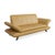Yellow Leather Rossini Two-Seater Sofa with Manual Function from Koinor For Sale - Image 4 of 14