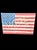1980s 1980s Monumental Custom Made Hand Painted Draped Canvas Distressed American Flag Hope Wall Painting Art For Sale - Image 5 of 17