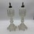 1850s Gothic Arch Pressed-Glass Oil Lamps, Attributed to Boston & Sandwich, - Pair For Sale - Image 12 of 18