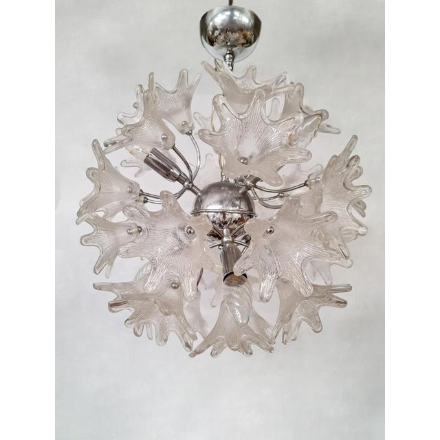 Vintage Murano Glass Hanging Lamp Sputnik Lamp from Paolo Venini, 1960s For Sale - Image 3 of 3