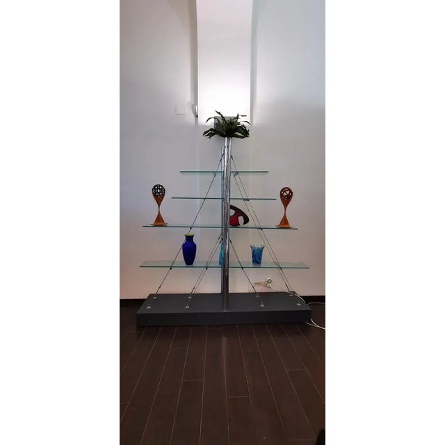 Late 20th Century Magnolia 4-Story Pyramid Library by Andrea Branzi for Memphis, 1980s For Sale - Image 5 of 10
