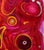 Foetal Discomfiture is a vibrant acrylic painting on paper with a rich, colourful composition. Featuring prominent reds,...