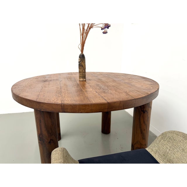 Vintage Table in Oak, 1950s For Sale - Image 18 of 18