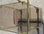 Rolling Serving Cart in Gilded Metal and Glass, 1980s For Sale - Image 12 of 17