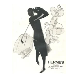 1929 Rare! Rare! French Hermes Advertisement Print for the Woman Who Loves the Sport of Golf