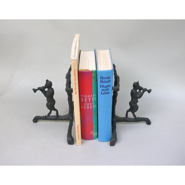 Faun Bookends from Axel Kasseböhmer, 1990s, Set of 2 For Sale - Image 6 of 17