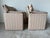 Wood 1980s Italian Postmodern Fully Upholstered Lounge Chairs on Casters – A Pair For Sale - Image 7 of 17