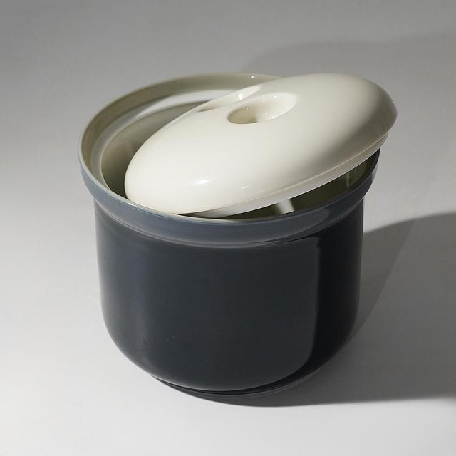 Blue Eco Dinnerware Set by Giovanni Garibaldi for Ginori, 1970s, Set of 25 For Sale - Image 8 of 16