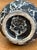 Vintage Black and White Textured Ceramic Vase For Sale - Image 13 of 14