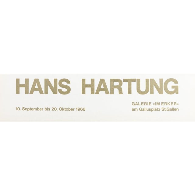 Hans Hartung, Composition abstraite, Lithograph For Sale - Image 4 of 5
