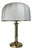 Mid-Century Hollywood Regency Brass Mushroom Table Lamp, Vienna, Austria, 1960s For Sale
