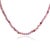 Traditional Vintage Style Genuine 53 Ct Pink Tourmaline 4 Mm Bead Matinee Necklace - 19.5" For Sale - Image 3 of 15
