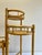 Tan Vintage Foldable Bamboo and Rattan Plant Stand, 1980s For Sale - Image 8 of 10
