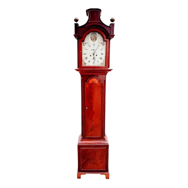 Antique Longcase Clock by Joseph Denton For Sale