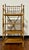 Wood Antique English Scorched or Burnt Bamboo Etagere / Bookcase Shelving For Sale - Image 7 of 9