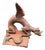 Gothic Dragon Terracotta Stone Roof Ridge Finial Garden Ornament For Sale