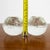 Mid Century Modern Kosta Boda Snowball Candleholders Pair Clear Art Glass Round For Sale - Image 10 of 11