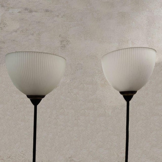 Floor Lamps Attributed to Sergio Mazza, 1980s, Set of 2 For Sale - Image 3 of 10