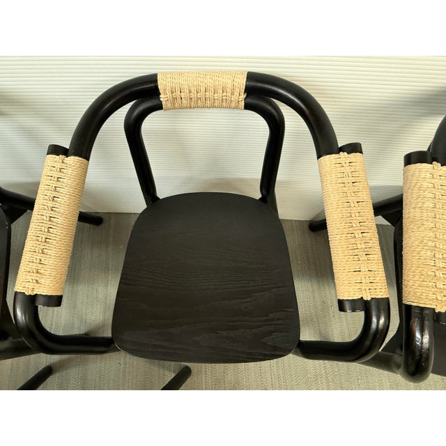 Wood Tatsuo Kuroda for Normann Copenhagen Knot Dining Chairs, Set of Six For Sale - Image 7 of 12