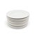 Late 20th Century French Apilco Sèvres White Porcelain Appetizer Plates, Set of 9 For Sale - Image 5 of 10