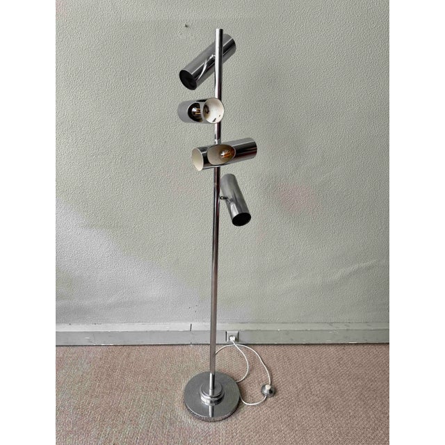 1970s Chrome Floor Lamp by Goffredo Reggiani for Reggiani, 1970s For Sale - Image 5 of 18