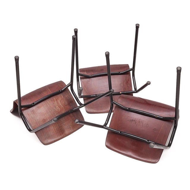 Vintage Chairs from Pagholz Flötotto, 1950s, Set of 6 For Sale - Image 12 of 13
