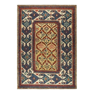 Rug & Kilim’s Caucasian Kuba Style Rug With Geometric Patterns For Sale