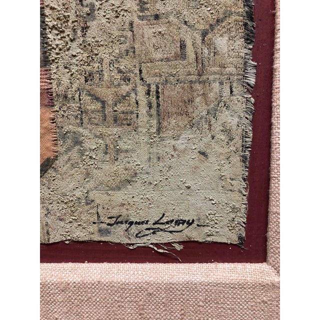 Jacques Lamy, Mixed Media Floral Oil Painting Collage Bouquet of Flowers Topiary For Sale In Miami - Image 6 of 7