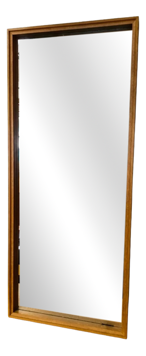 Vintage Model 792 Wall Mirror in Oak from Profil AB Nybrofabriken, Sweden, 1950s