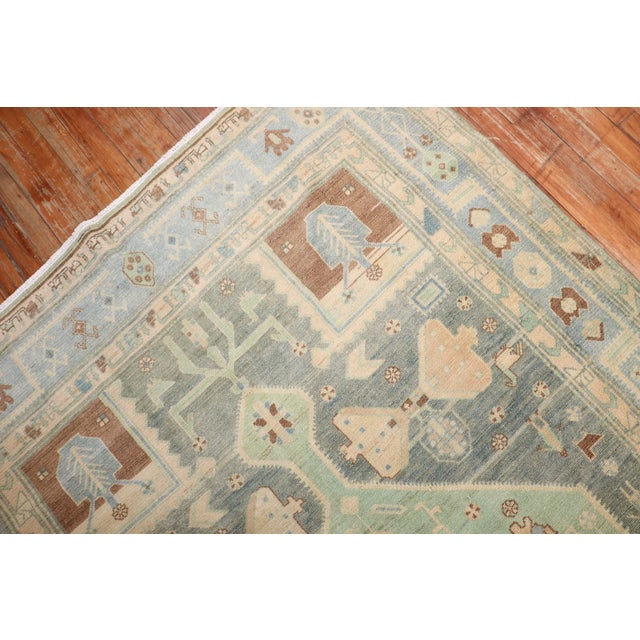 Antique Persian Malayer Rug For Sale - Image 9 of 18
