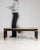 1960s Wood & Brass Coffee Table With Glass Covered Relief Of Galloping Horses For Sale - Image 4 of 8