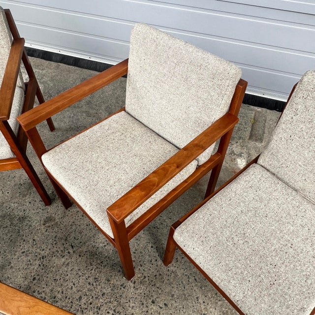 C. 1950s Arden Riddle Mid-Century Dining Chairs - Set/6 For Sale - Image 10 of 11