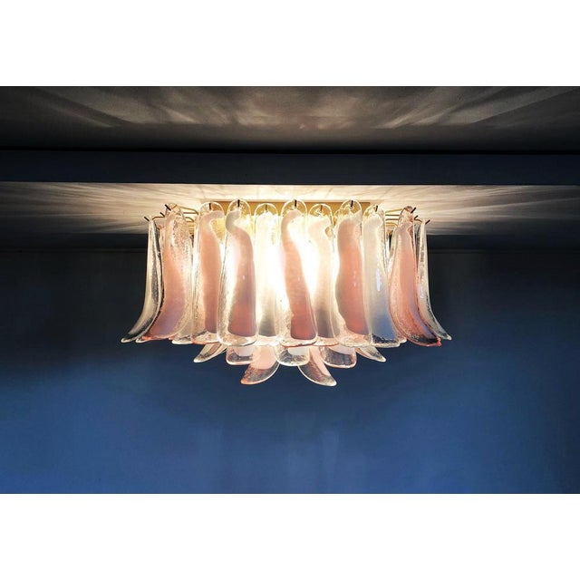 Italian Flamingo Ceiling Light in Murano For Sale - Image 4 of 18